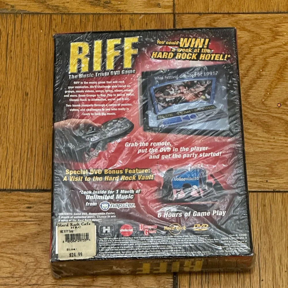 Riff DVD Game with Poster - New
